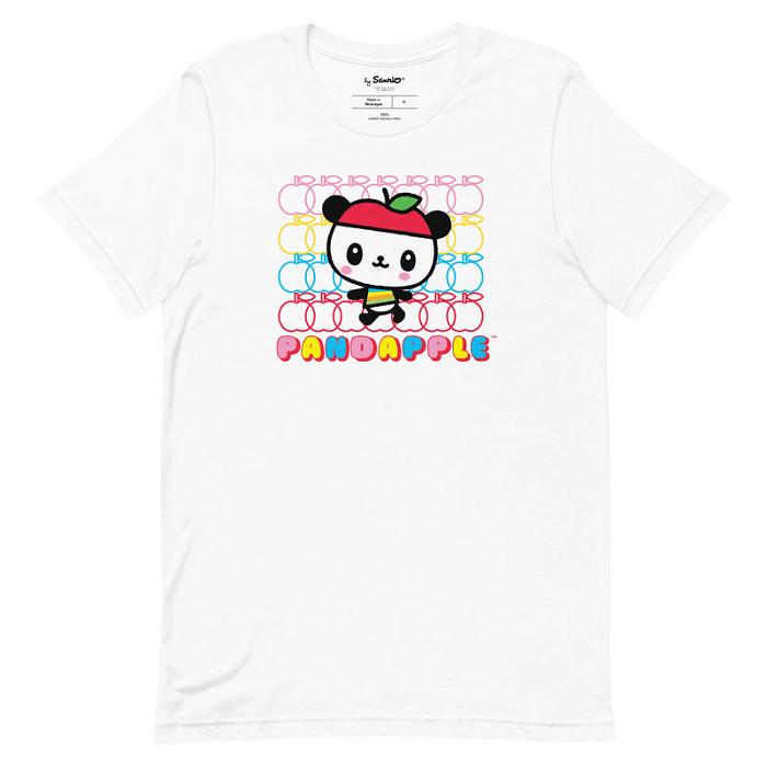 Black / White / Blue / Green Hello Kitty Pandapple Apple Fever Tee | CA_HK33162