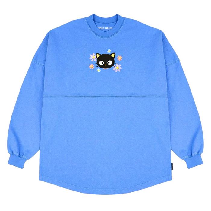 Blue Hello Kitty Chococat Flowers JapanLA Spirit Jersey | CA_HK67191