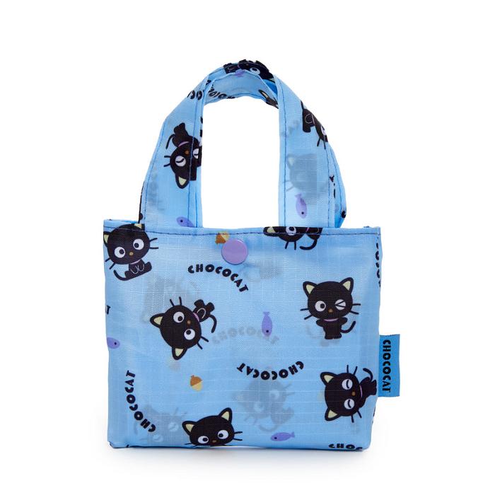 Blue Hello Kitty Chococat Reusable Tote Bag | CA_HK82357