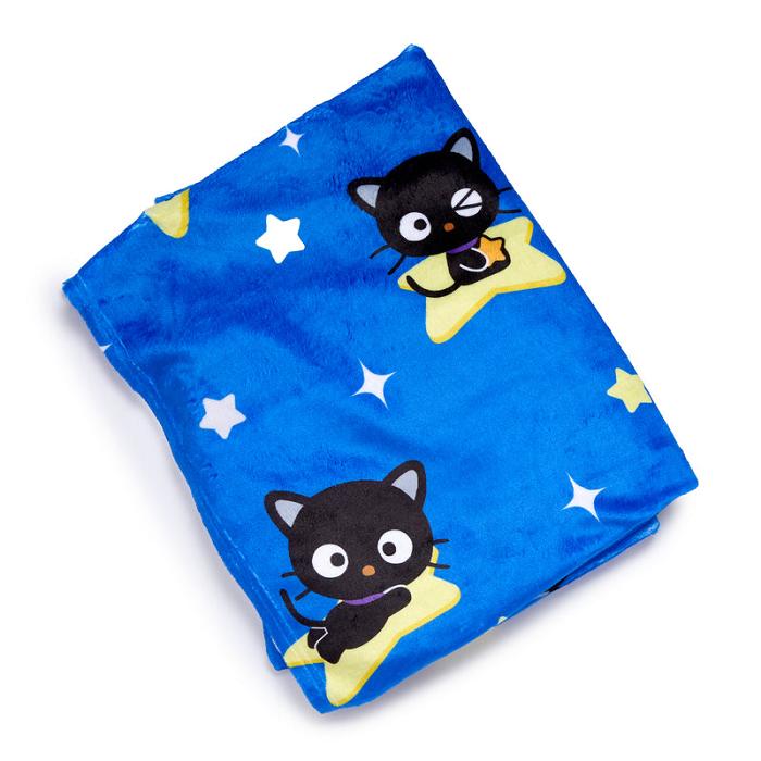 Blue Hello Kitty Chococat Starry Night Throw Blanket | CA_HK79965