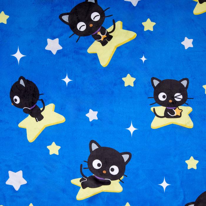 Blue Hello Kitty Chococat Starry Night Throw Blanket | CA_HK79965