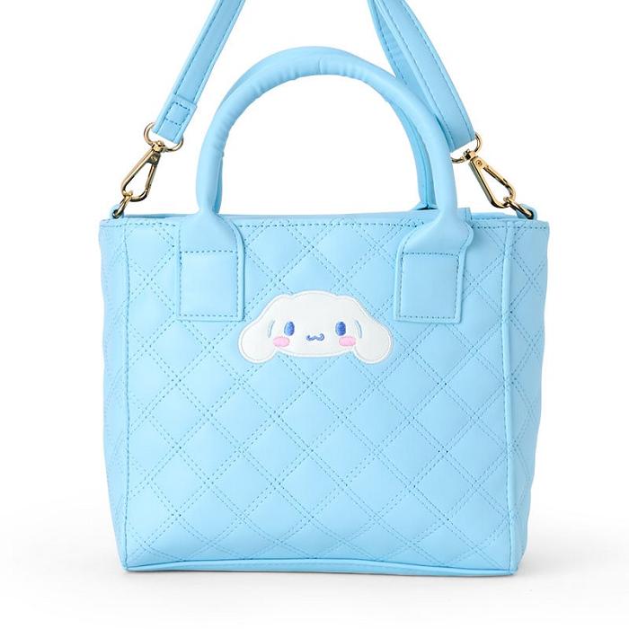 Blue Hello Kitty Cinnamoroll 2-Way Mini Quilted | CA_HK37556