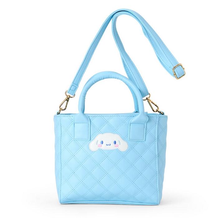 Blue Hello Kitty Cinnamoroll 2-Way Mini Quilted | CA_HK37556