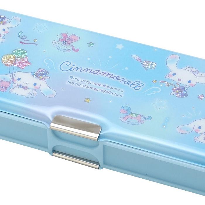 Blue Hello Kitty Cinnamoroll 2-Way Pencil Case | CA_HK59656