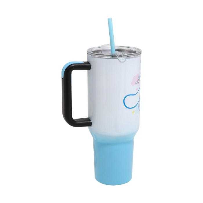 Blue Hello Kitty Cinnamoroll 40oz Stainless Steel Travel Tumbler | CA_HK32909