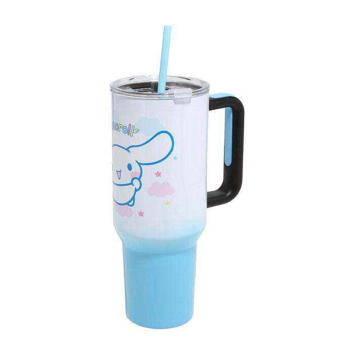 Blue Hello Kitty Cinnamoroll 40oz Stainless Steel Travel Tumbler | CA_HK32909