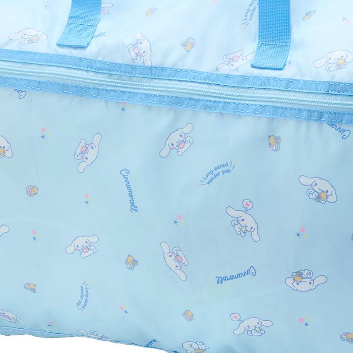 Blue Hello Kitty Cinnamoroll All-Over Print Foldable Weekender Bag | CA_HK82764