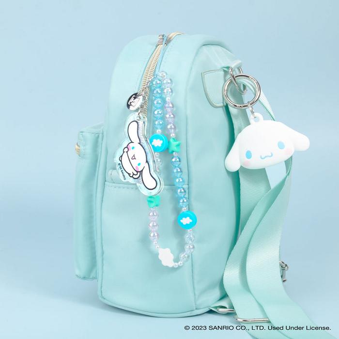 Blue Hello Kitty Cinnamoroll Beaded Charm Mobile Phone Wrist Strap | CA_HK62693