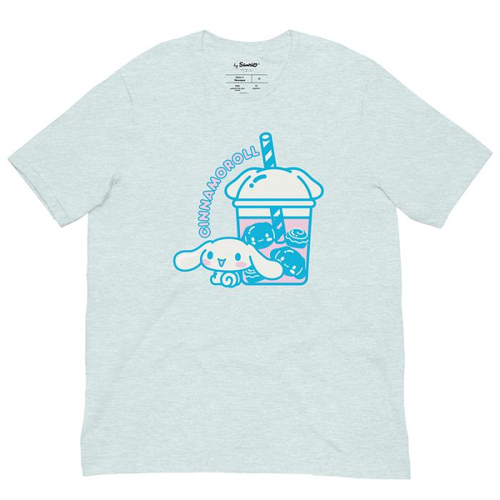 Blue Hello Kitty Cinnamoroll Bubble Tea Tee | CA_HK42093