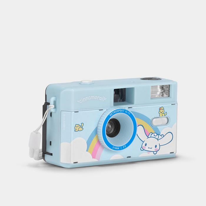 Blue Hello Kitty Cinnamoroll Classic 35mm Camera | CA_HK97878