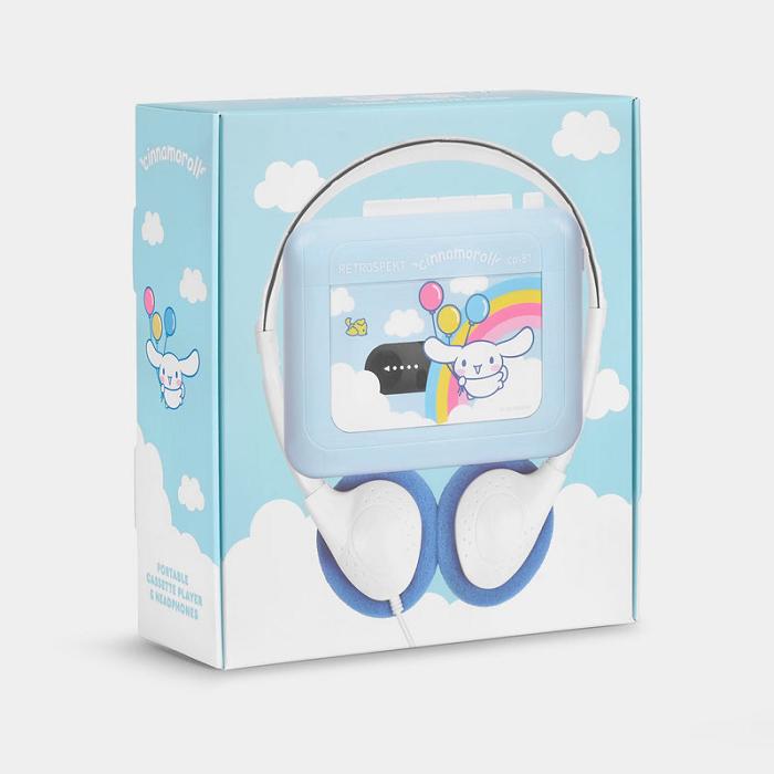 Blue Hello Kitty Cinnamoroll Classic CP-81 Portable Cassette Player | CA_HK39261