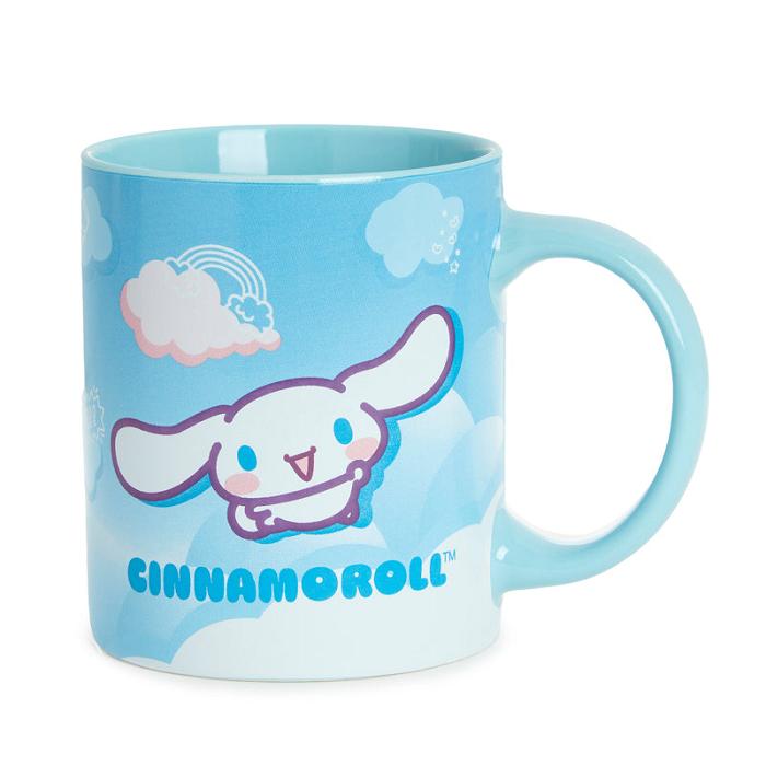 Blue Hello Kitty Cinnamoroll Coffee Mug Warmer Set | CA_HK63247