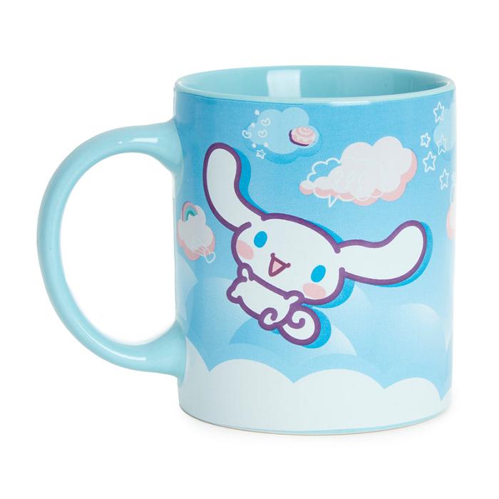 Blue Hello Kitty Cinnamoroll Coffee Mug Warmer Set | CA_HK63247