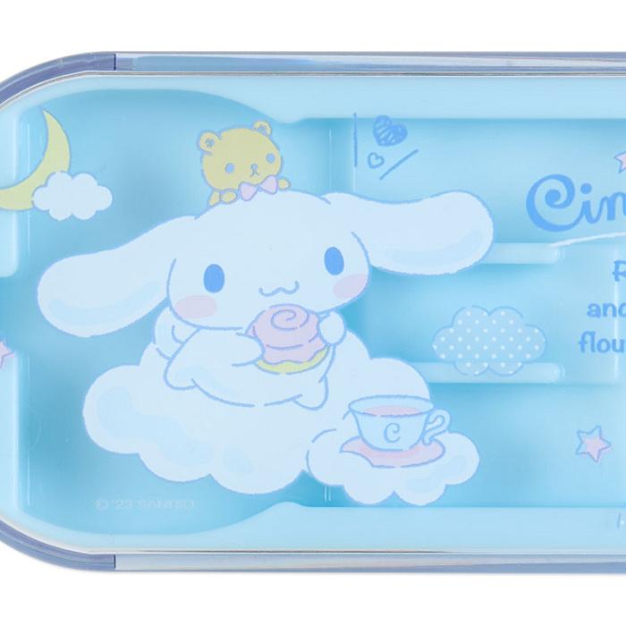 Blue Hello Kitty Cinnamoroll Everyday Utensil Set Trio | CA_HK90727