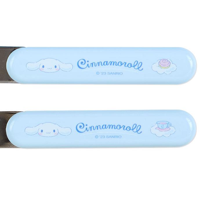 Blue Hello Kitty Cinnamoroll Everyday Utensil Set Trio | CA_HK90727