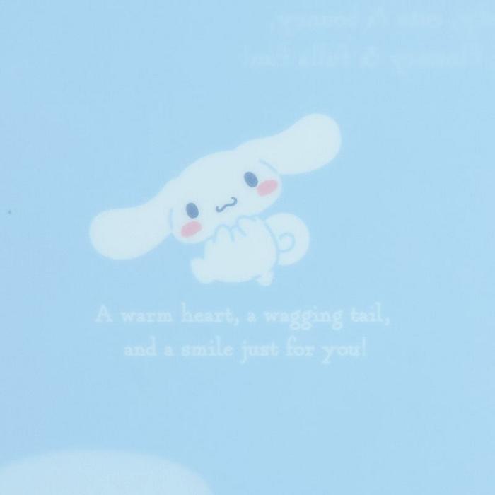 Blue Hello Kitty Cinnamoroll Expressions 3-pc Clear File Folder Set | CA_HK32674