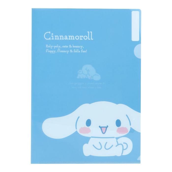 Blue Hello Kitty Cinnamoroll Expressions 3-pc Clear File Folder Set | CA_HK32674