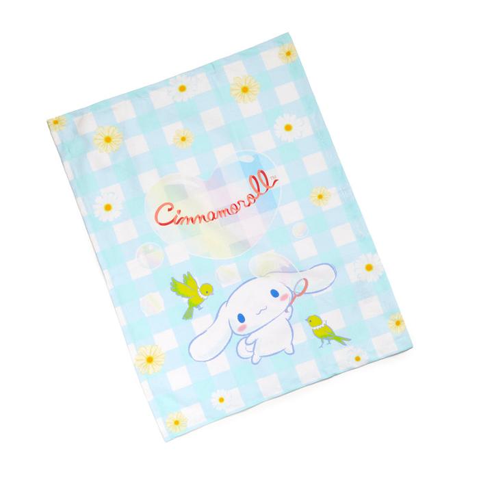 Blue Hello Kitty Cinnamoroll Gingham Floral Kitchen Towel Set | CA_HK28013