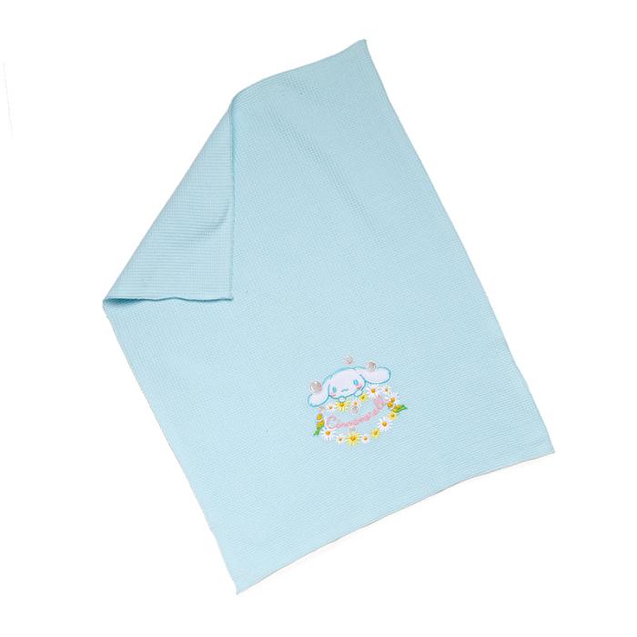 Blue Hello Kitty Cinnamoroll Gingham Floral Kitchen Towel Set | CA_HK28013