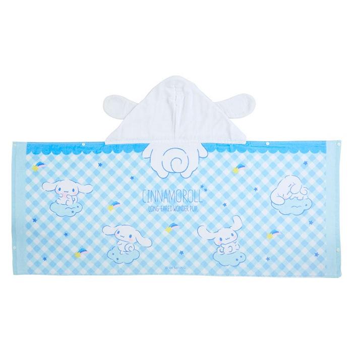 Blue Hello Kitty Cinnamoroll Kids Hooded Towel | CA_HK16672