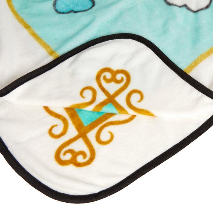 Blue Hello Kitty Cinnamoroll Magic Wand Throw Blanket | CA_HK13329