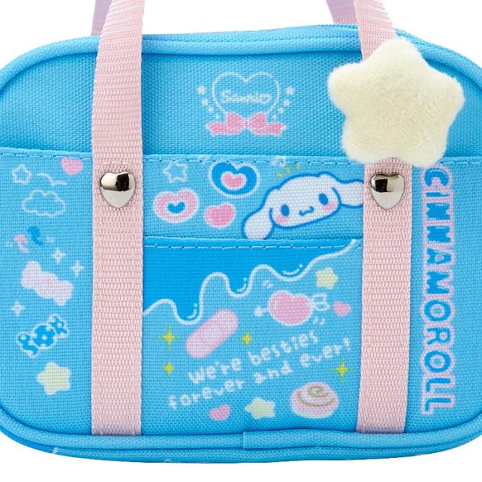 Blue Hello Kitty Cinnamoroll Mini Handbag (Sanrio Academy Series) | CA_HK62140