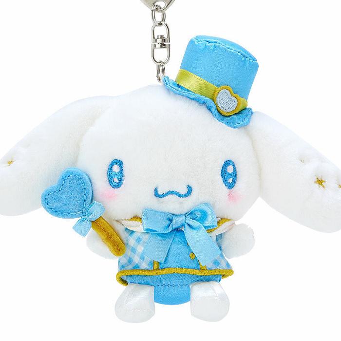 Blue Hello Kitty Cinnamoroll Plush Mascot Keychain (Love You More Series) | CA_HK49161