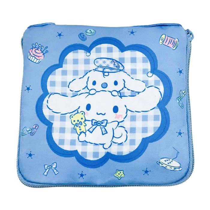 Blue Hello Kitty Cinnamoroll Reusable (Gingham Paperboy Series) | CA_HK46992