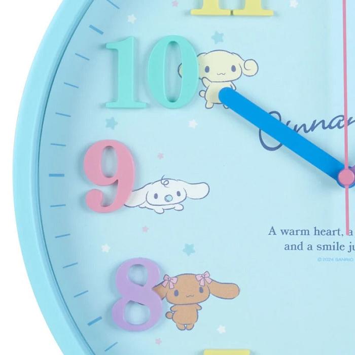 Blue Hello Kitty Cinnamoroll Wall Clock | CA_HK37179