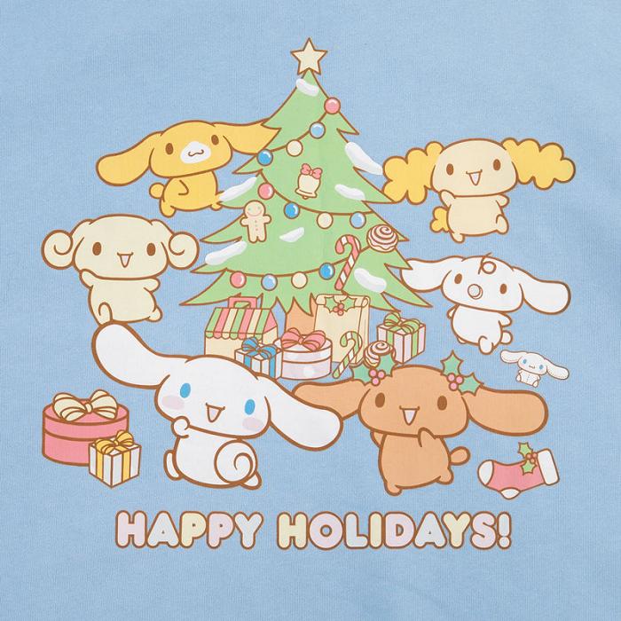 Blue Hello Kitty Cinnamoroll and Friends x JapanLA Holiday Sweater | CA_HK71424