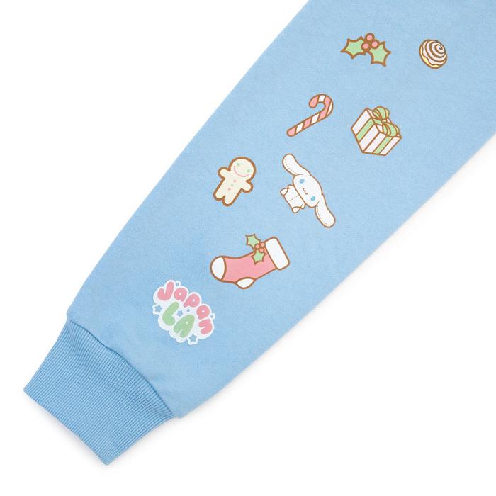 Blue Hello Kitty Cinnamoroll and Friends x JapanLA Holiday Sweater | CA_HK71424