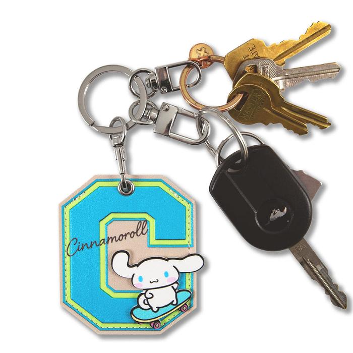 Blue Hello Kitty Cinnamoroll x Sonix College Letters AirTag Keychain | CA_HK78822