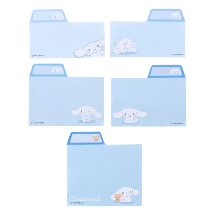 Blue Hello Kitty Cinnamroll Index Tab Sticky Notes | CA_HK60102