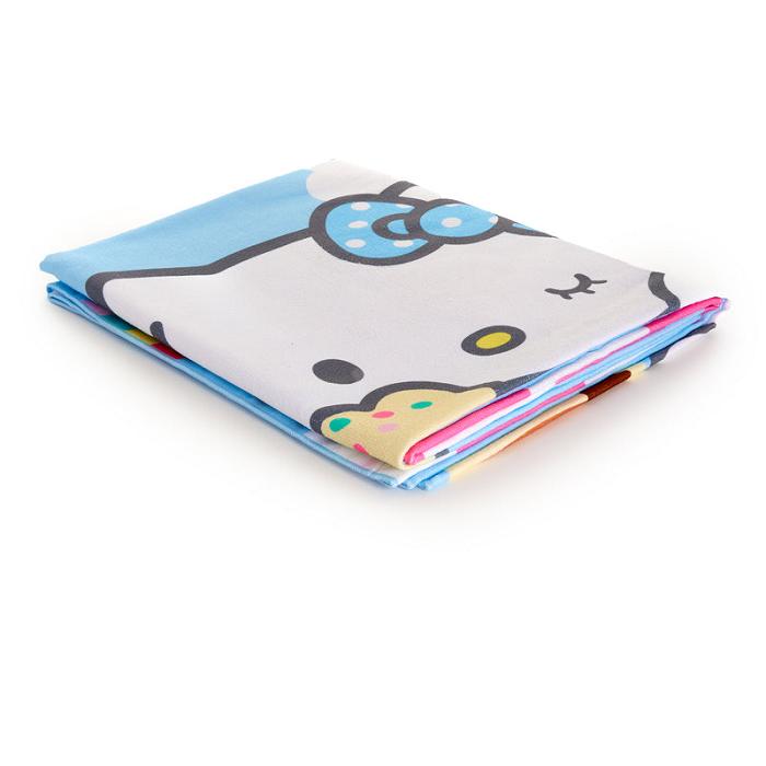 Blue Hello Kitty Hello Kitty Beach Towel (Ice Cream Dream Series) | CA_HK35896