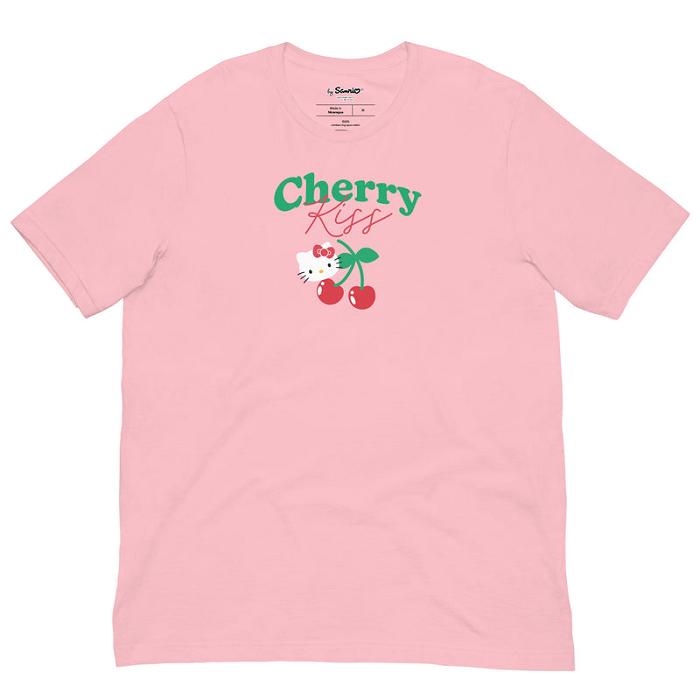 Blue Hello Kitty Hello Kitty Cherry Kiss Tee | CA_HK14576