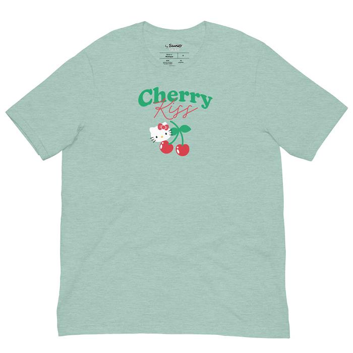 Blue Hello Kitty Hello Kitty Cherry Kiss Tee | CA_HK14576