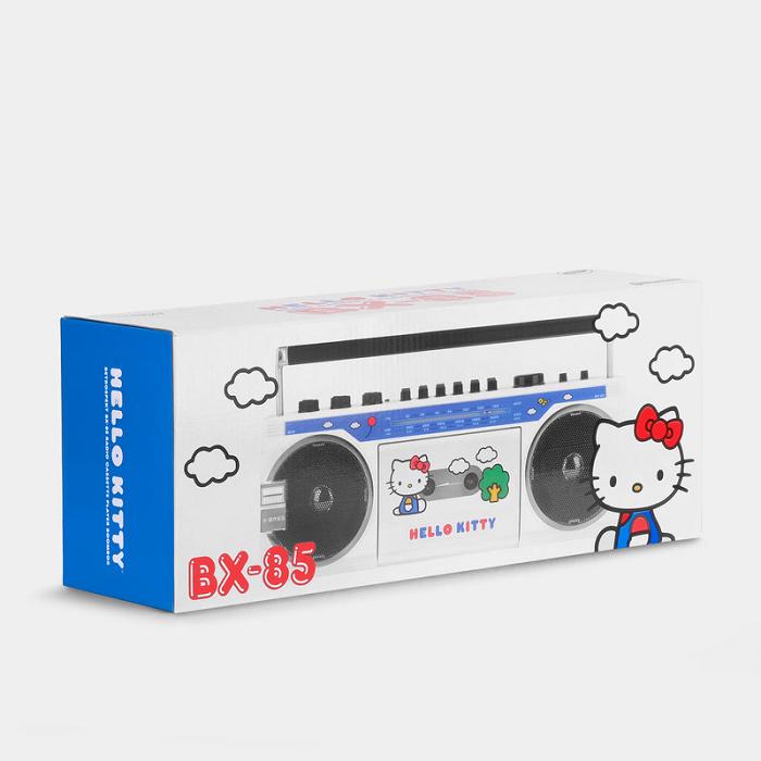 Blue Hello Kitty Hello Kitty Classic BX-85 Bluetooth Cassette Player Boombox | CA_HK93126