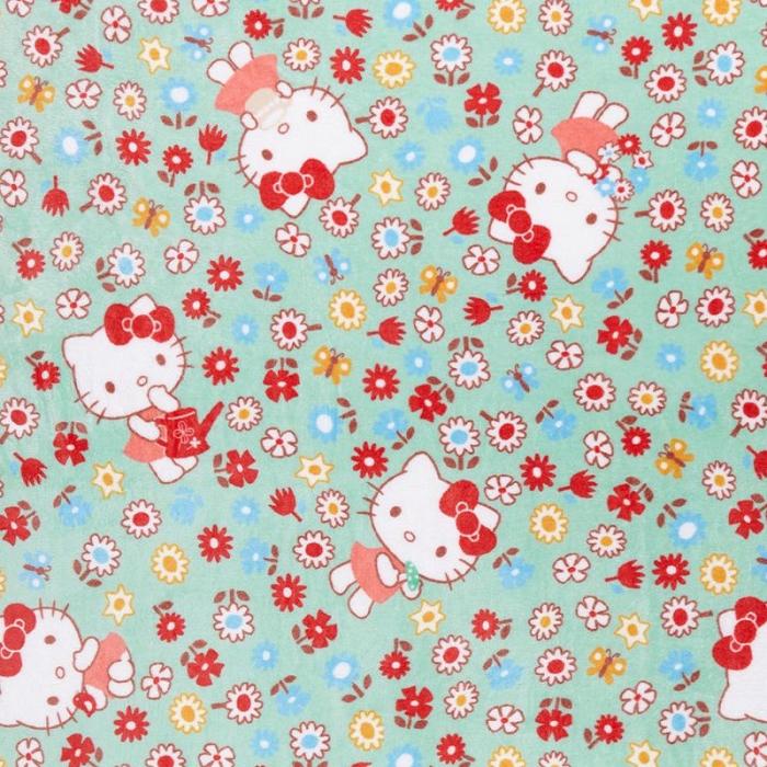 Blue Hello Kitty Hello Kitty Flower Fields Throw Blanket | CA_HK72586