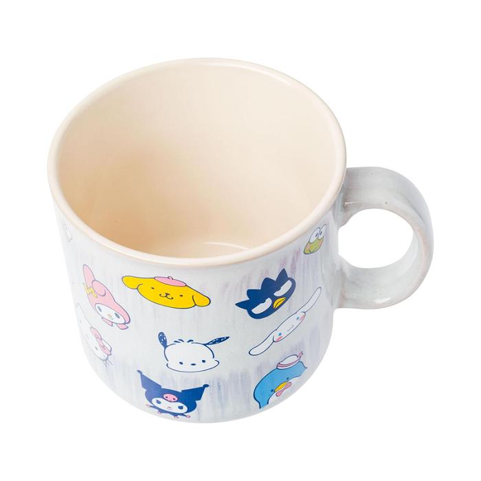 Blue Hello Kitty Hello Kitty and Friends Ceramic Mug (Glaze Faces) | CA_HK48216