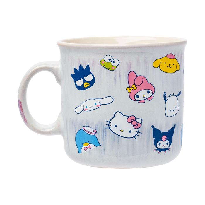 Blue Hello Kitty Hello Kitty and Friends Ceramic Mug (Glaze Faces) | CA_HK48216