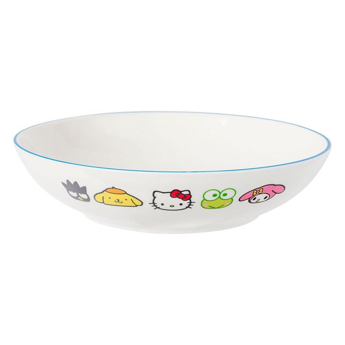 Blue Hello Kitty Hello Kitty and Friends Ceramic Dinner Bowl (Rainbow Parade) | CA_HK64123