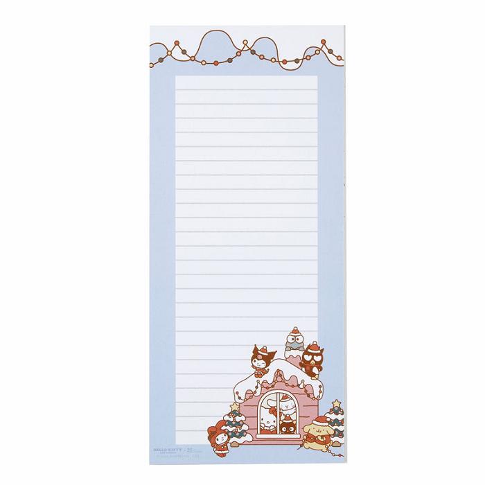 Blue Hello Kitty Hello Kitty and Friends x Erin Condren Holiday List Notepad 2-Piece Set | CA_HK15363