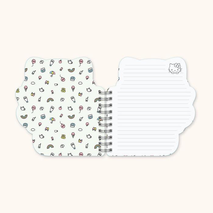 Blue Hello Kitty Hello Kitty x Studio Oh! Classic Blue Die-Cut Notebook | CA_HK25490