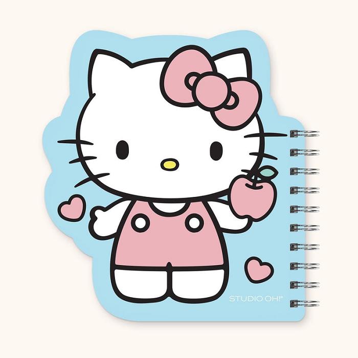 Blue Hello Kitty Hello Kitty x Studio Oh! Classic Blue Die-Cut Notebook | CA_HK25490