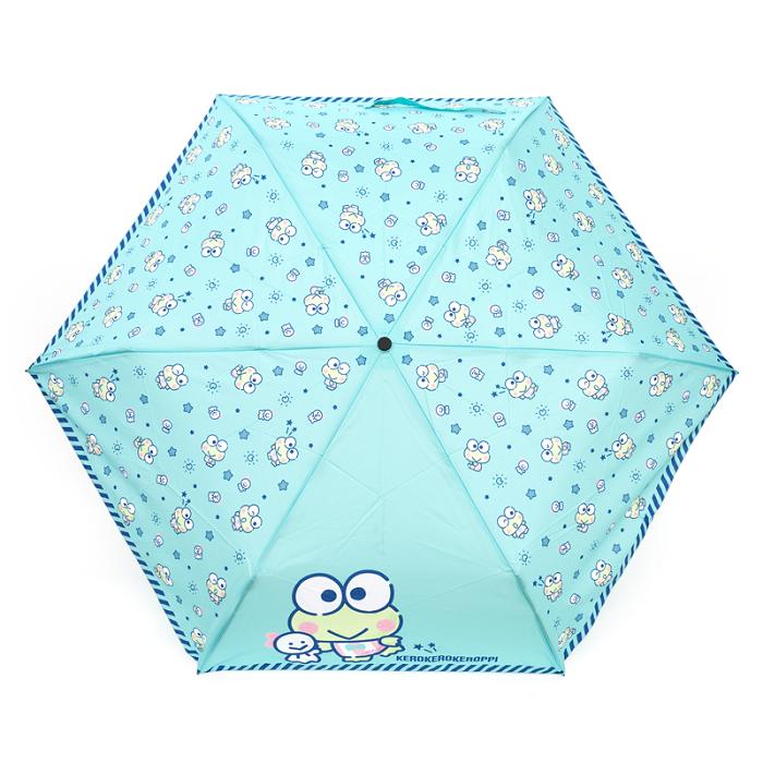 Blue Hello Kitty Keroppi Compact Travel Umbrella (Teru Teru and Me Series) | CA_HK95065