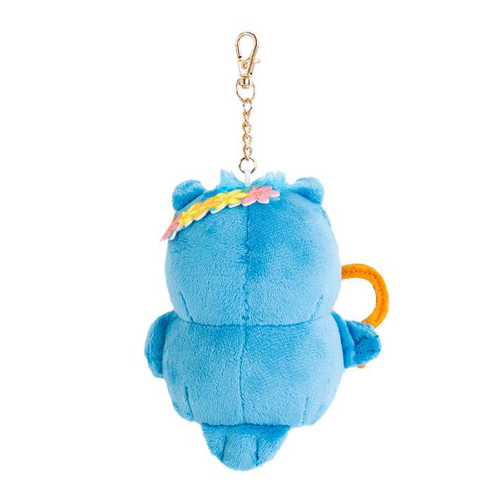 Blue Hello Kitty PataPataPeppy Plush Mascot Keychain (Flower Power Series) | CA_HK89220