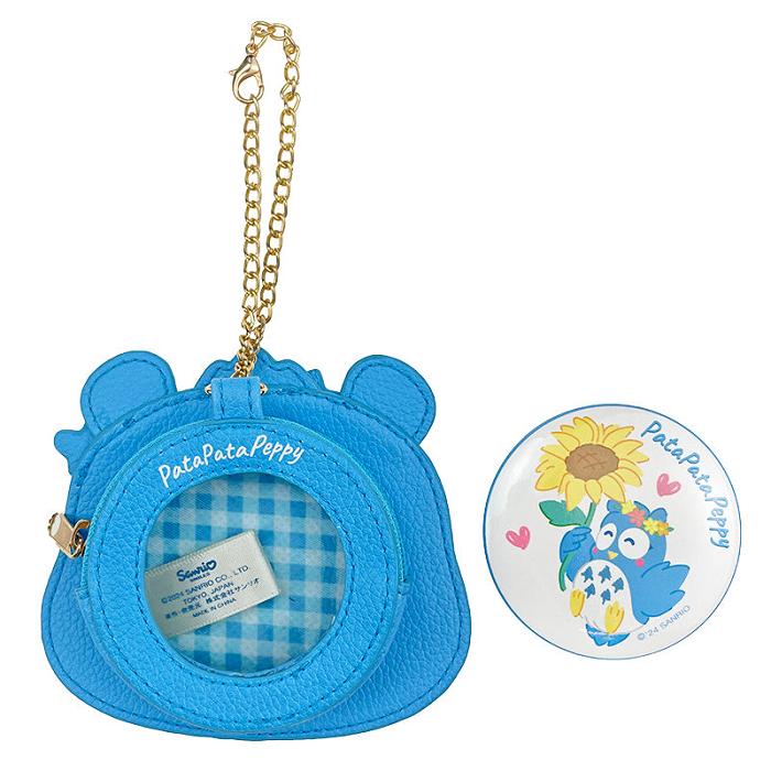 Blue Hello Kitty PataPataPeppy Portable Mirror Case (Flower Power Series) | CA_HK79382