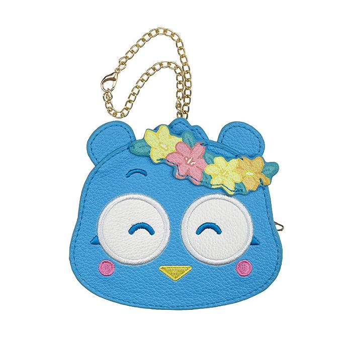 Blue Hello Kitty PataPataPeppy Portable Mirror Case (Flower Power Series) | CA_HK79382