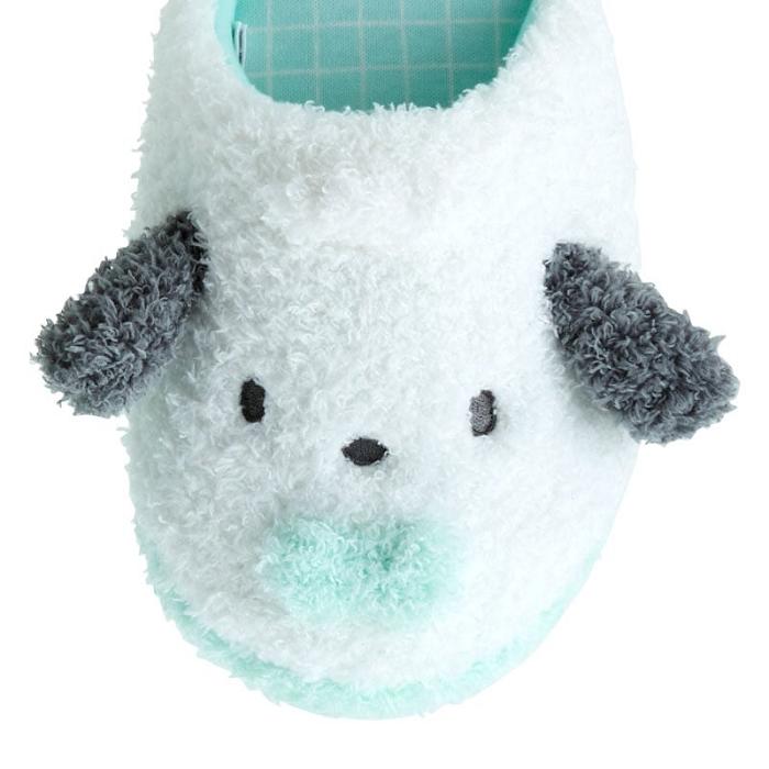 Blue Hello Kitty Pochacco Cozy Sherpa Adult Slippers | CA_HK19742