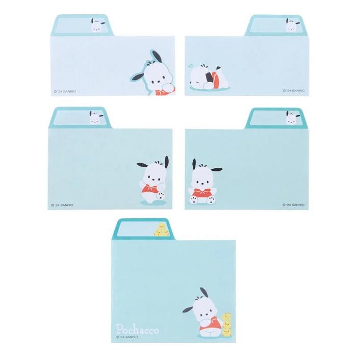 Blue Hello Kitty Pochacco Index Tab Sticky Notes | CA_HK50509